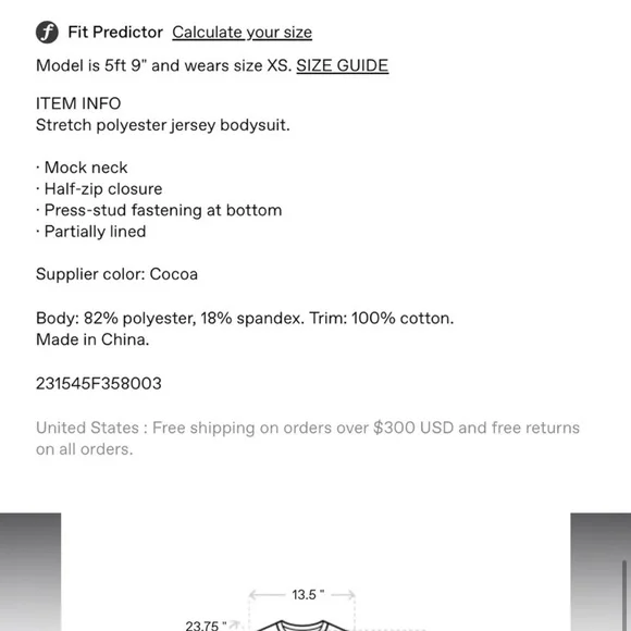 SKIMS Disco long sleeve front zip contour thong bodysuit, size large - Picture 14 of 16